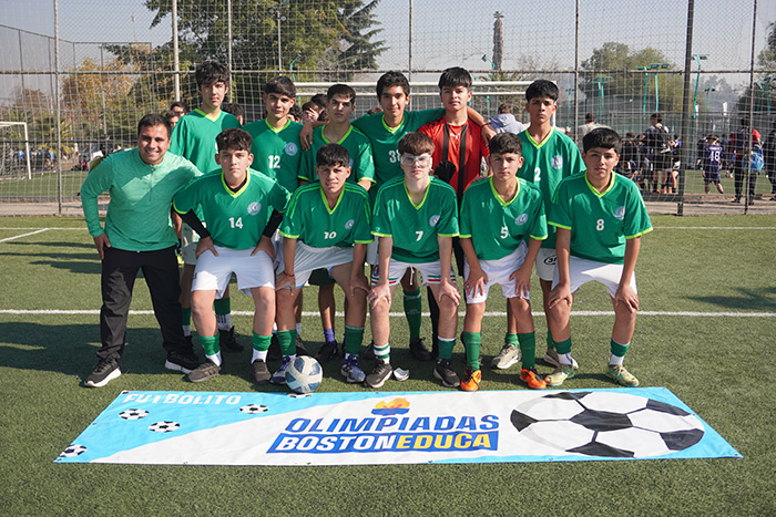 Nuestro colegio presente en el Futbolito Intermedia Varones de las Olimpiadas BostonEduca 2025