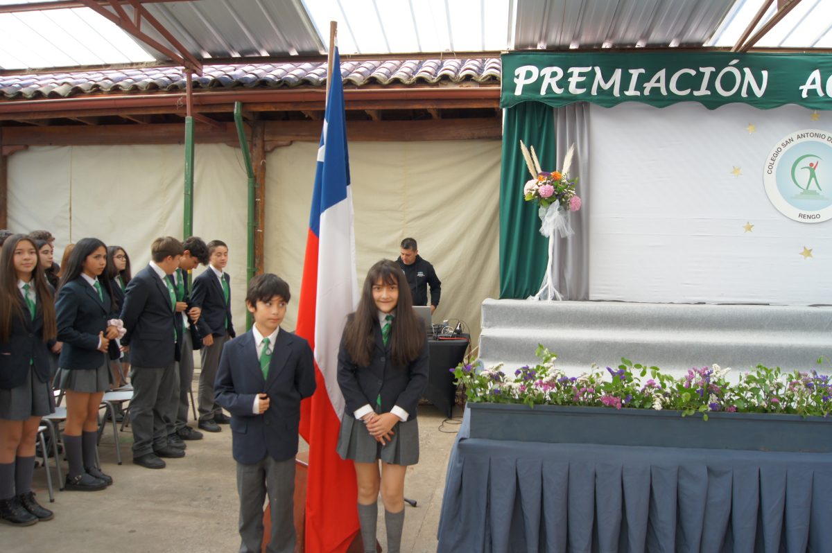 Premiación académica.