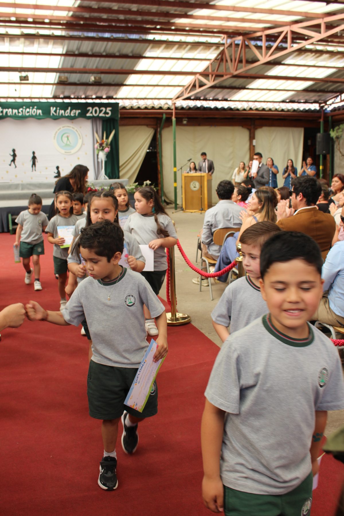Ceremonia transición Parvulos.