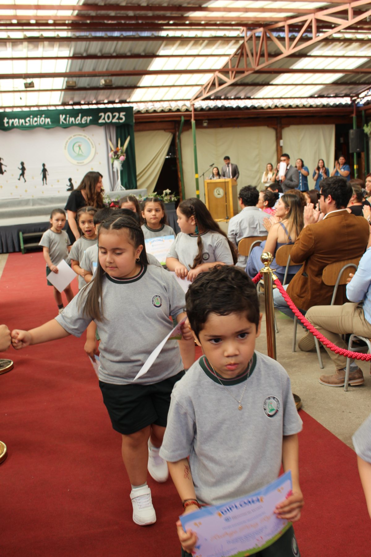 Ceremonia transición Parvulos.
