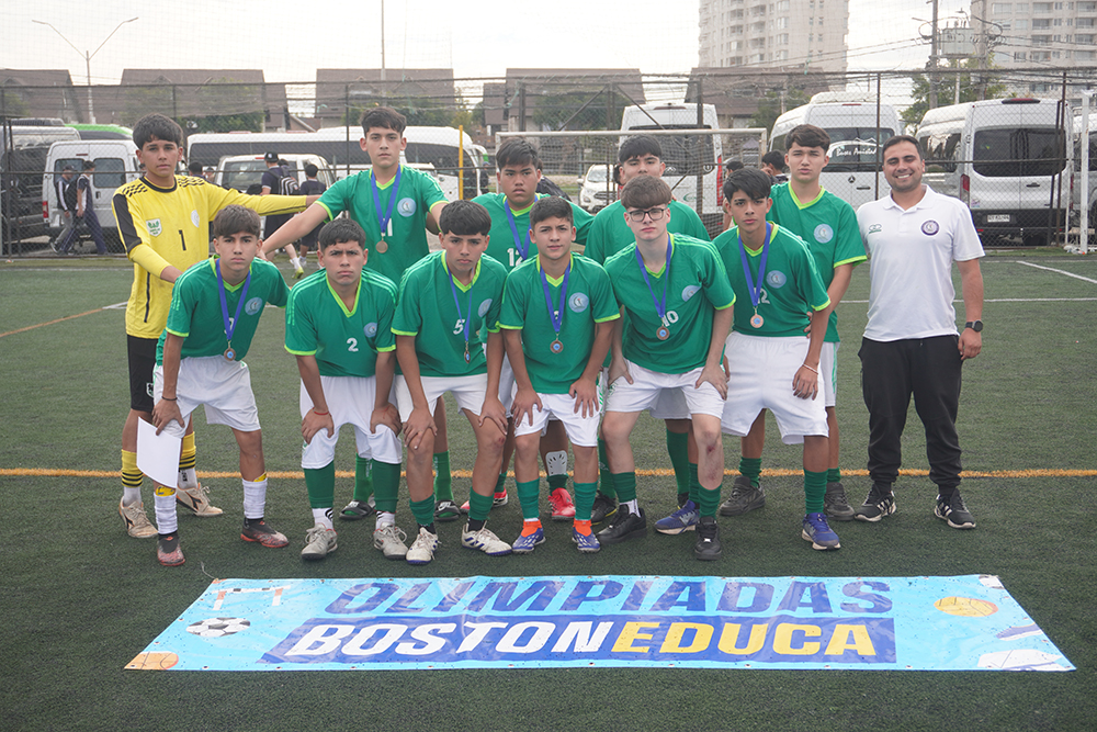 Tercer lugar para nuestra selección de Futbolito Intermedia Varones en las Olimpiadas BostonEduca