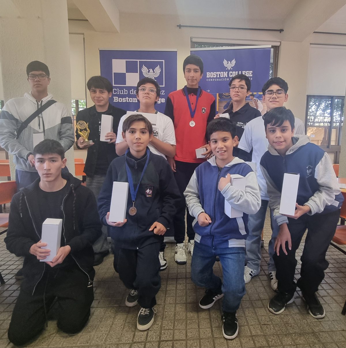 Renato Zúñiga representó al colegio en el Top 10 del XII Torneo de Ajedrez Boston College