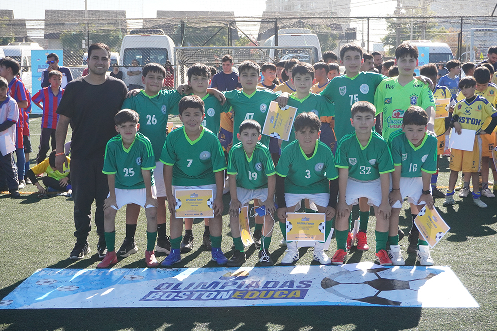 Más de un centenar de estudiantes participaron en el Futbolito Mini Varones de las Olimpiadas BostonEduca